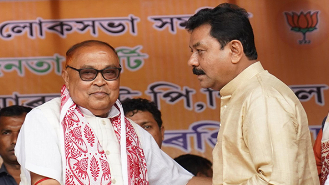 BJP candidate Ranjit Dutta files nomination from Sonitpur Lok Sabha seat